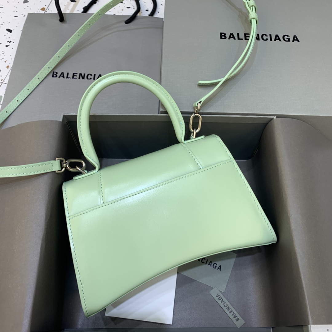 Balenciaga Hourglass Small Handbag Box Calfskin Shoulder Bag 